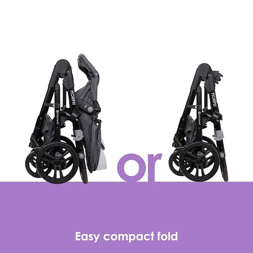 Baby Trend Morph Single to Double Modular Stroller, Dash Grey