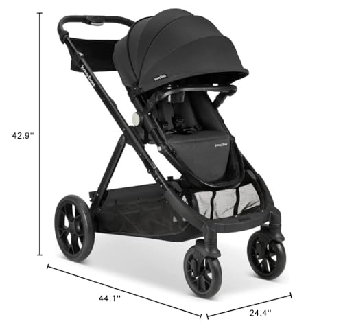 New Joovy Qool Customizable Modular Stroller - Single Double Triple Configurations, Jet