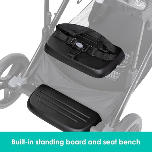 Baby Trend Morph Single to Double Modular Stroller, Dash Grey