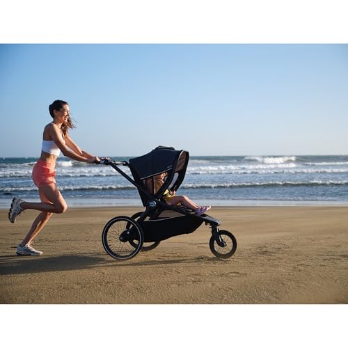 Baby Jogger Bike Trailer - Compatible with City Prix Jogging Stroller, All-Wheel Suspension & Front-Wheel Swivel for Smooth Rides, Seatback and Under-Seat Storage, and Mesh Covering