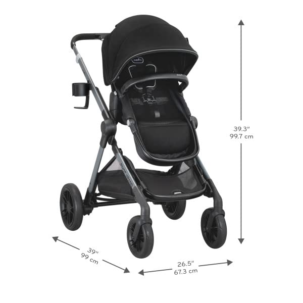 Evenflo Pivot Xpand Modular Stroller (Ayrshire Black)
