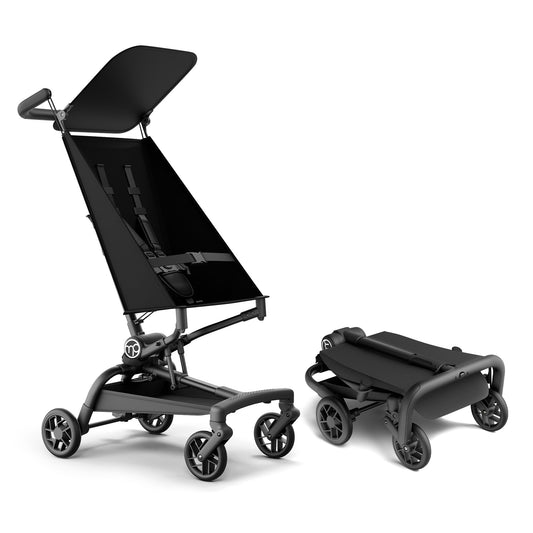 Mompush Jeto Lightweight Travel Stroller – 9.8 lbs Ultra-Compact, One-Hand Fold, Airplane Cabin Approved, All-Terrain Wheels, Smooth Ride for Toddlers, Perfect for Travel & Daily Use