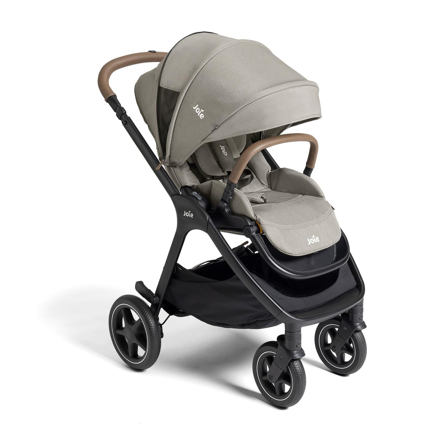Joie, Kava 3-in-1 Stroller - Versatile, All-Wheel Suspension, Reversible Seat, Travel System Compatible and Detachable Crossbody Bag (Dove)