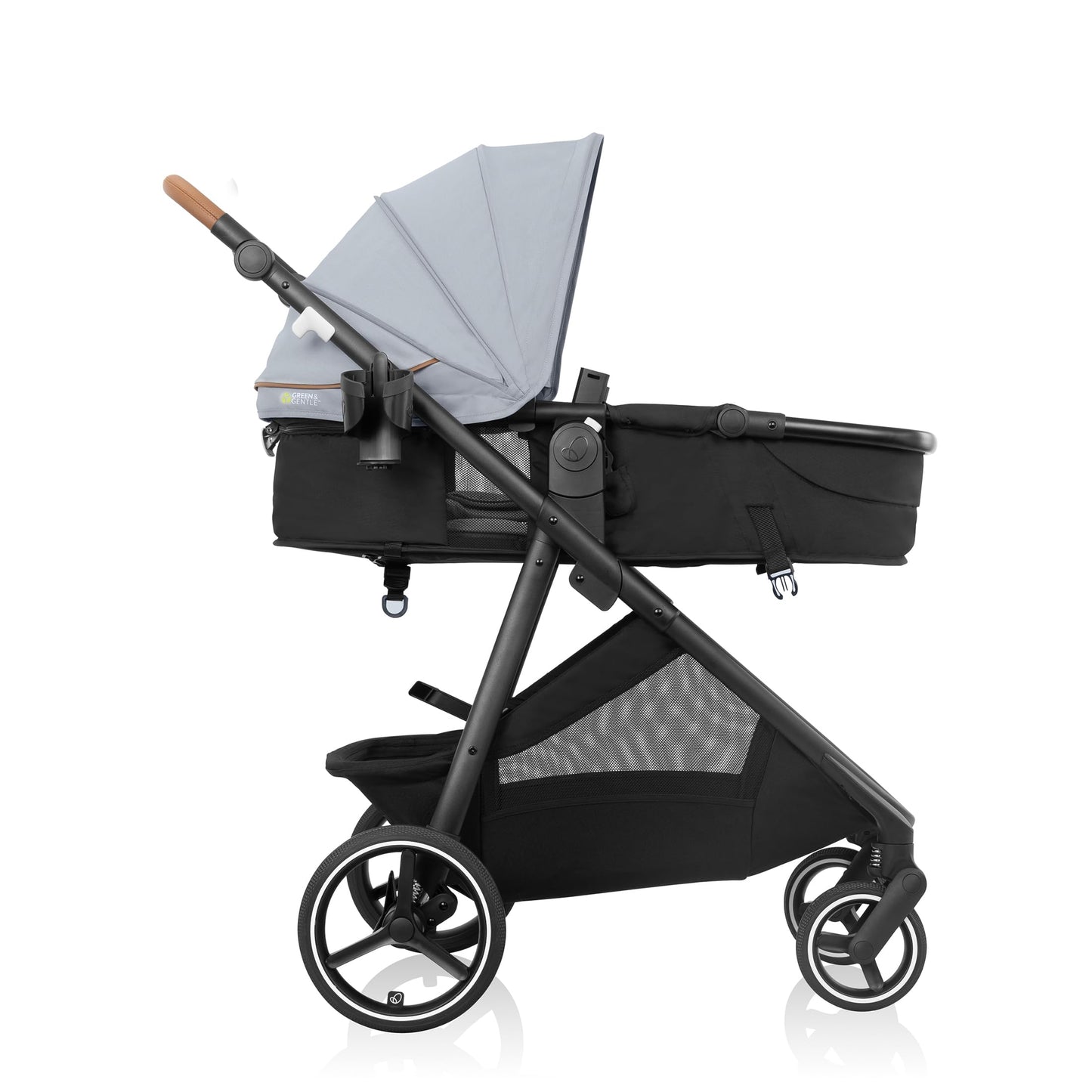 Evenflo Shyft Intuiti+ Stroller with Green & Gentle Fabric (Quartz)