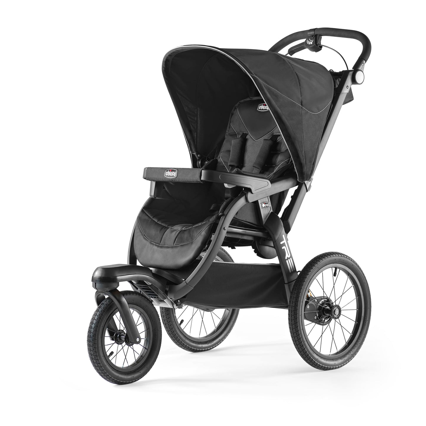 Chicco TRE Jogging Stroller, All-Terrain Stroller, Compatible with Chicco Infant Car Seats (not Included), Baby Travel Gear | Galaxy/Black