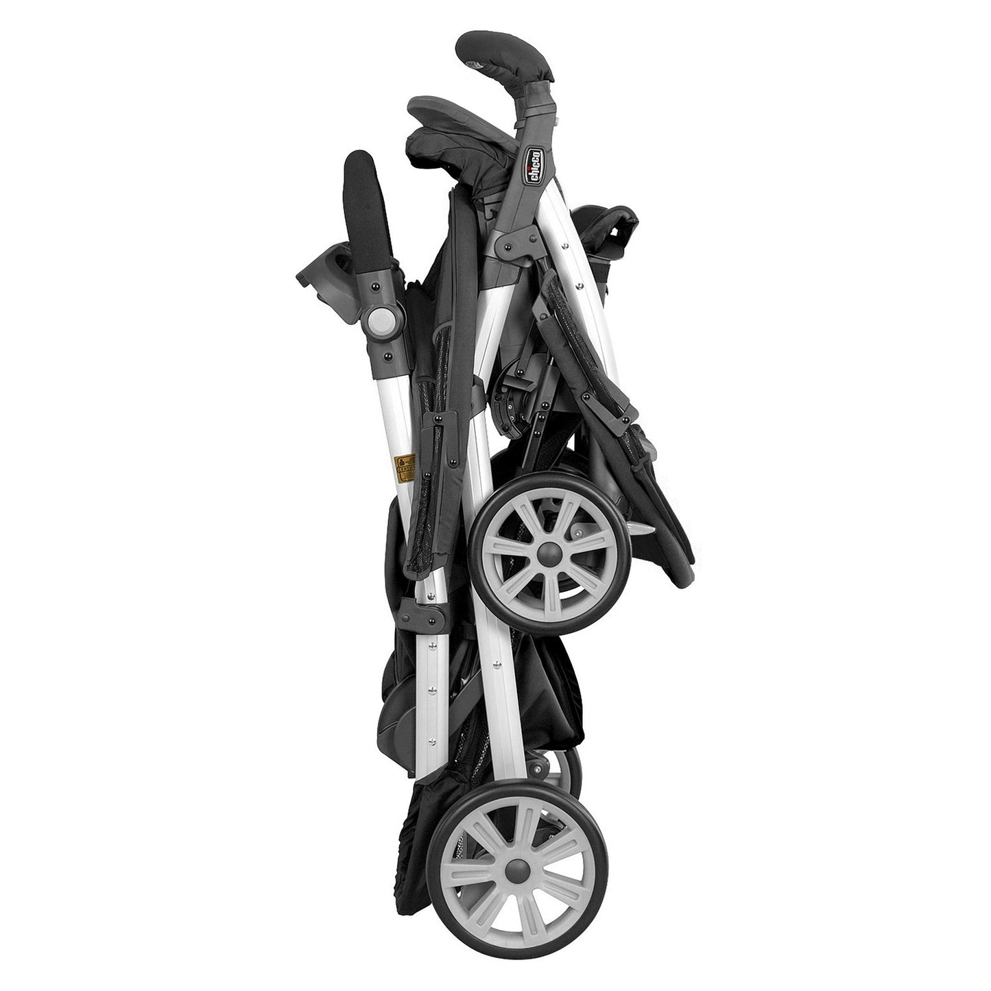 Chicco Cortina Together Double Stroller - Minerale | Black/Silver