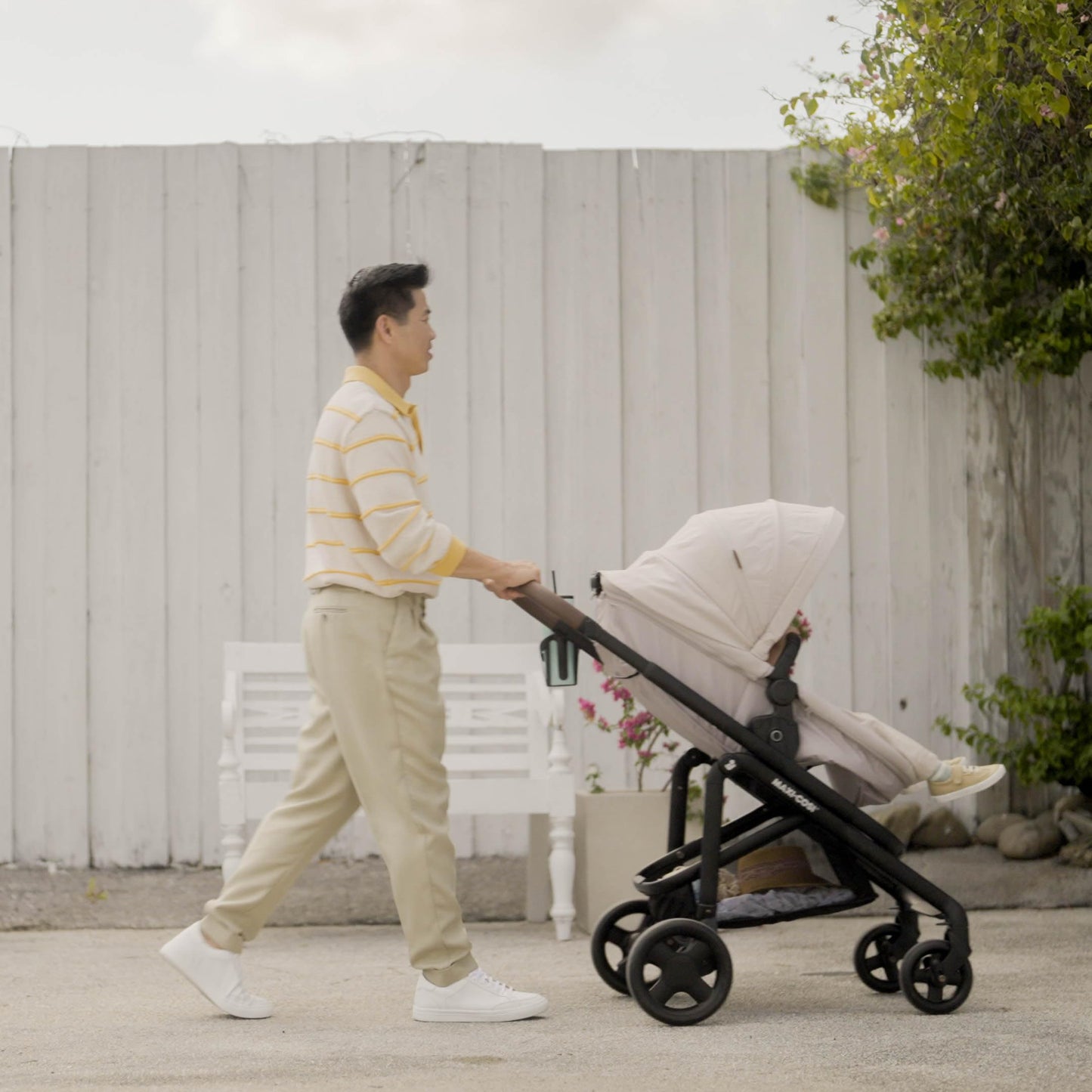 Maxi-Cosi Tayla Max Baby Strollers, Modular with Adjustable Seat, Converts to Lie-Flat Carriage, Parent and World Facing View, Lightweight, Desert Wonder
