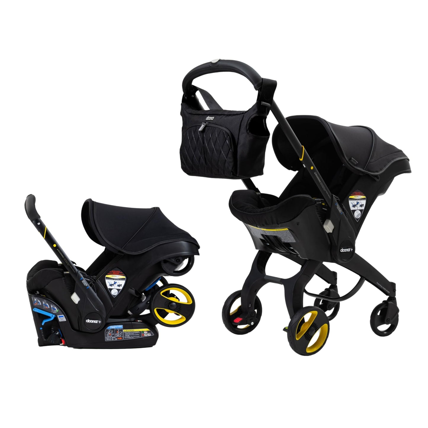 Doona Car Seat & Stroller, Midnight Edition - All-in-One Travel System