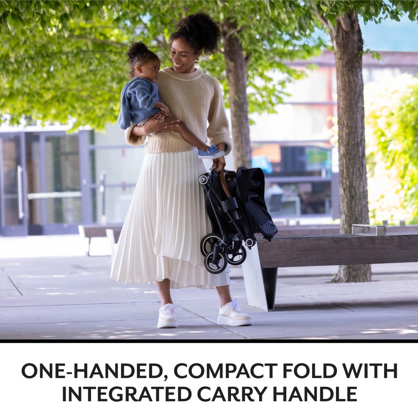 Evenflo Hummingbird Ultra-Lightweight Carbon Fiber Stroller (Crest Gray)