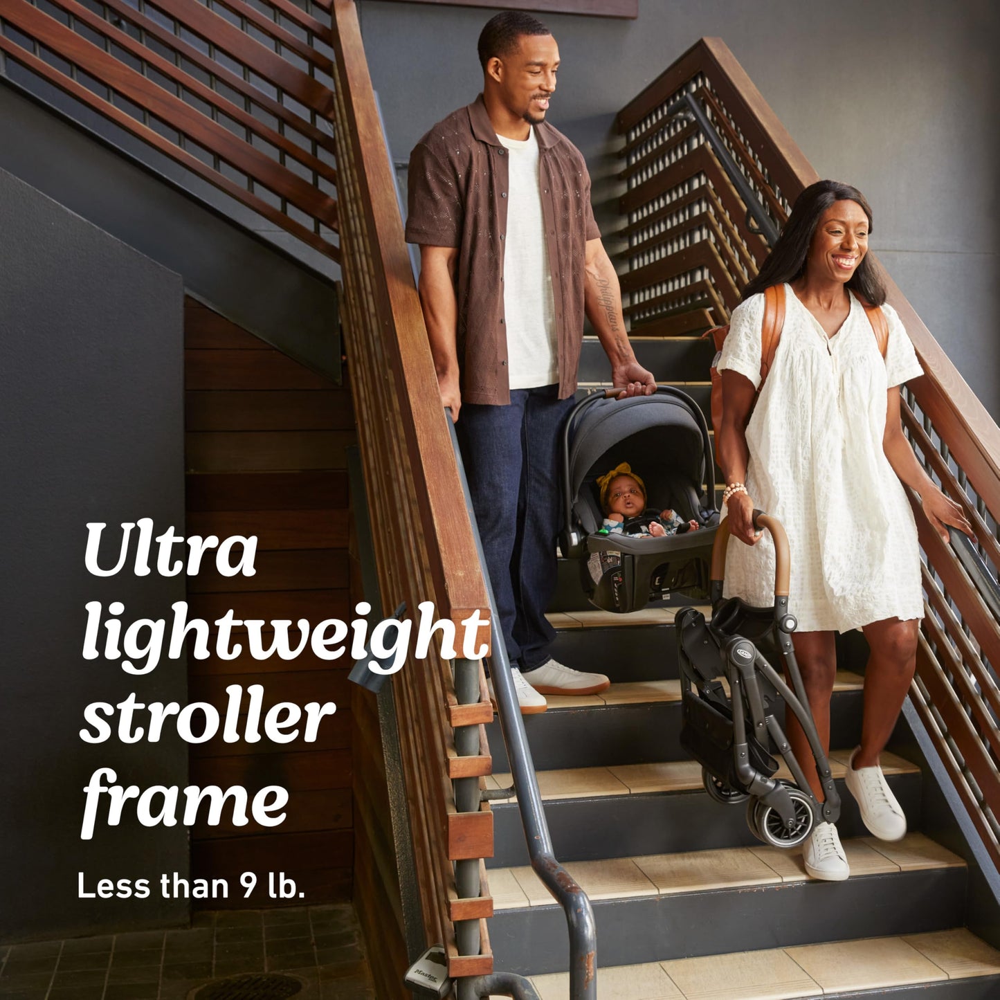 Graco Gomax Next Gen Travel System, Car Seat Stroller Combo, Rear Facing Infant Car Seat, Compact Stroller for Travel