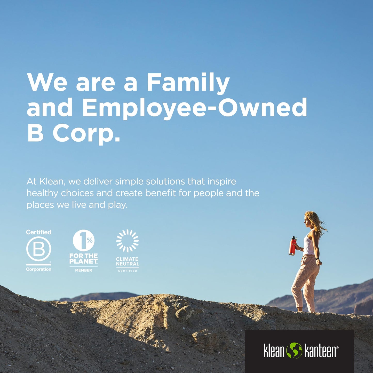 Klean Kanteen Classic Kid's Water Bottle with Sport Cap - Durable Stainless Steel Water Bottle for Children 4+ - Dishwasher-Safe & BPA-Free, 12 oz