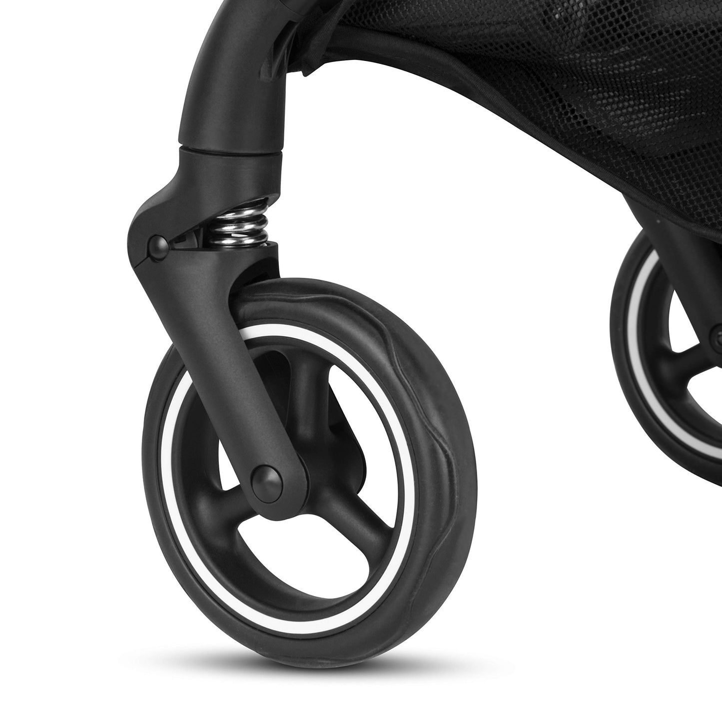 CYBEX Beezy Stroller, Lightweight Baby Stroller, Compact Fold, Compatible with All CYBEX Infant Seats, Stands for Storage, Easy to Carry, Multiple Recline Positions, Travel Stroller, River Blue