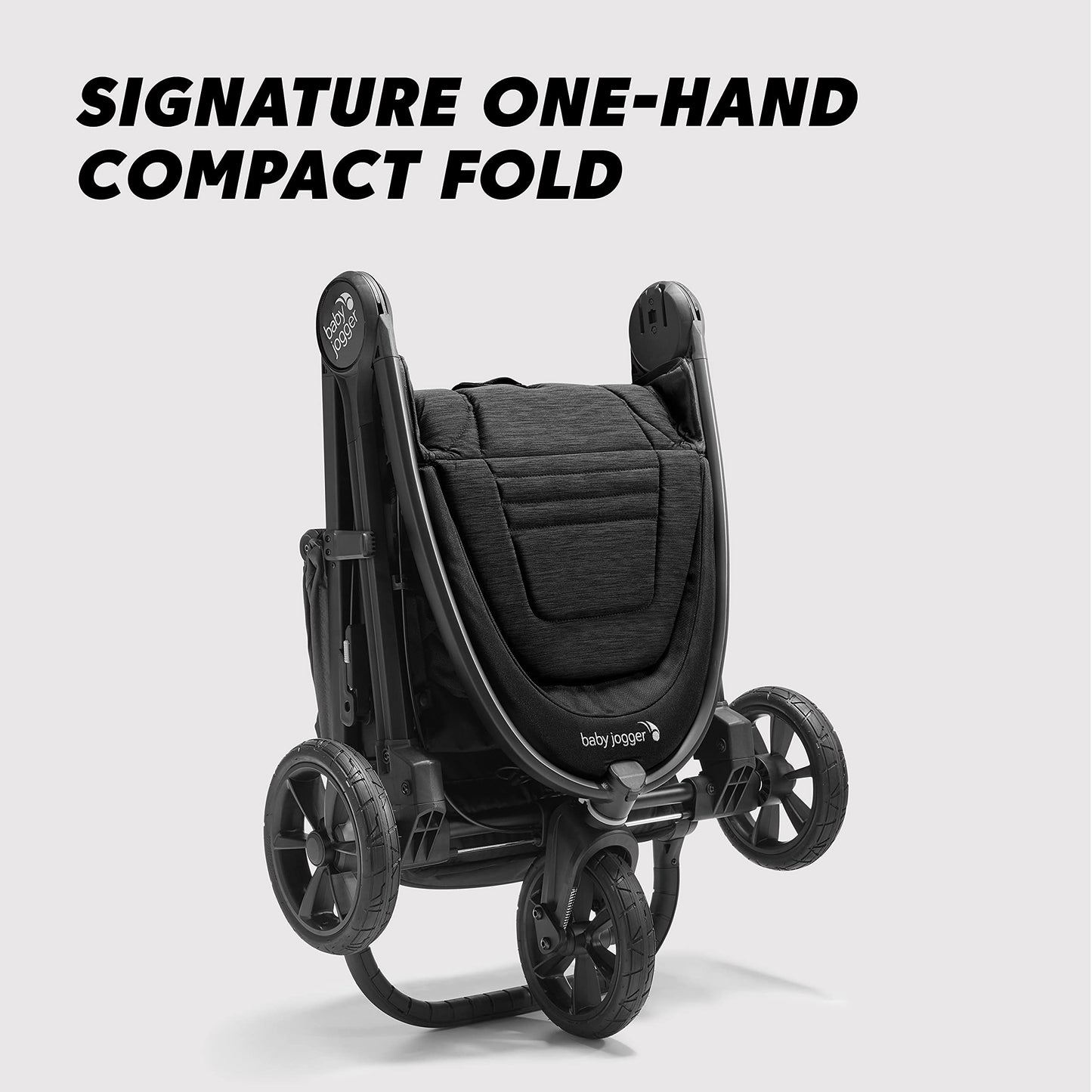Baby Jogger City Mini GT2 All-Terrain Stroller Black Complete with Adjustable Handlebar Hand-Operated Parking Brake and car seat Adapter