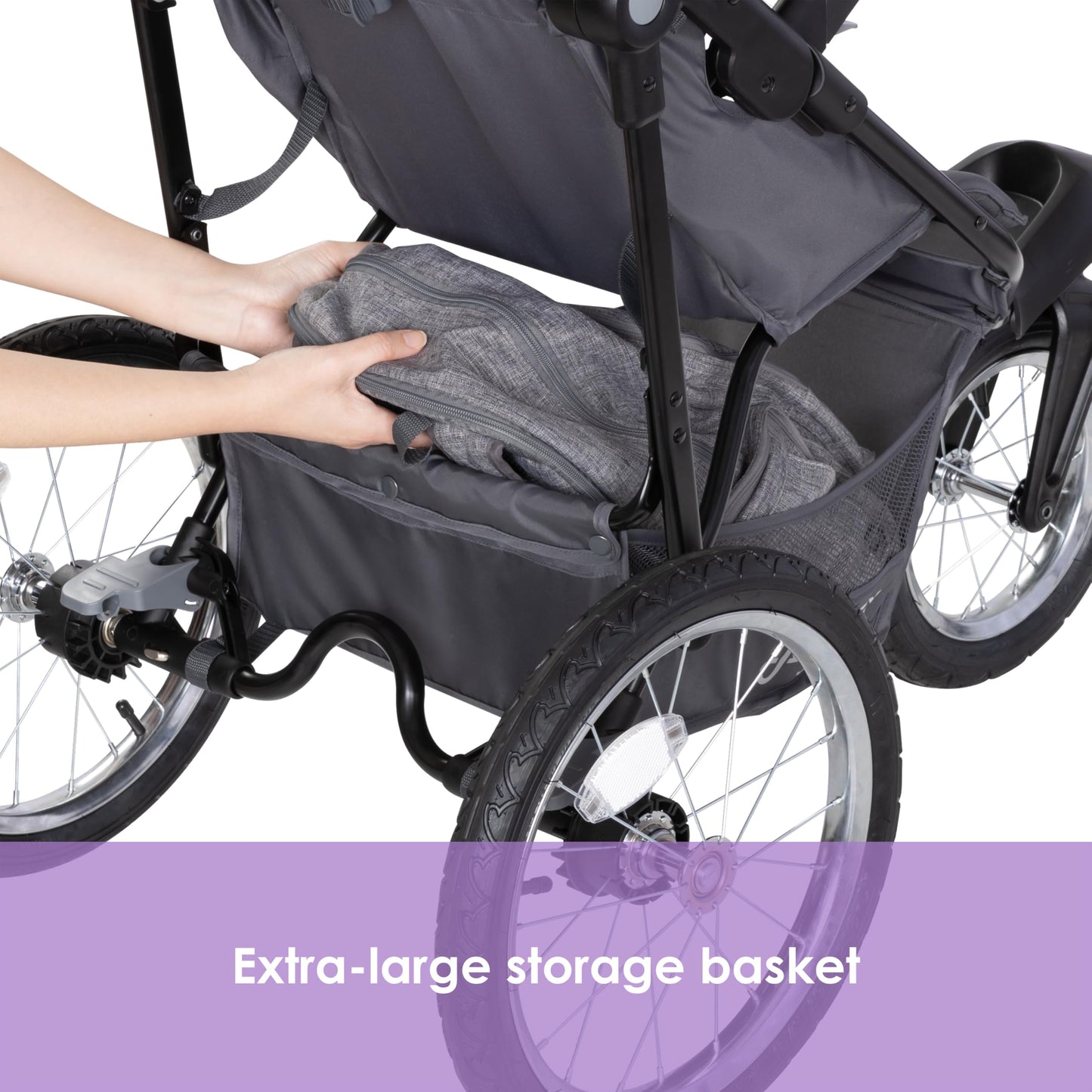 Baby Trend Journey Jogging Stroller, Stellar Grey