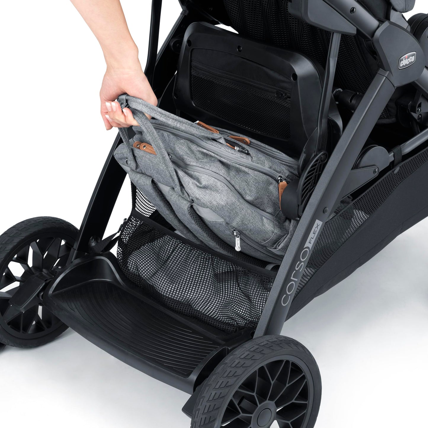 Chicco Corso Flex Convertible Stroller - Legend | Black