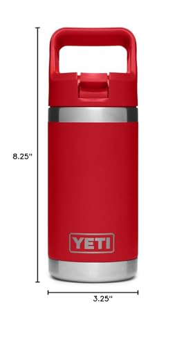YETI Rambler Jr. 12 oz Kids Bottle, with Straw Cap