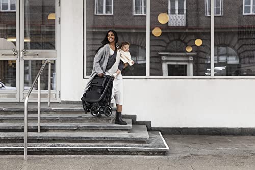 Thule Shine Baby Stroller, Full-Size Stroller Features, Compact and Lightweight Design, Reversible seat, Spacious Storage Basket, Adjustable Leg Rest, Easy one-Hand fold