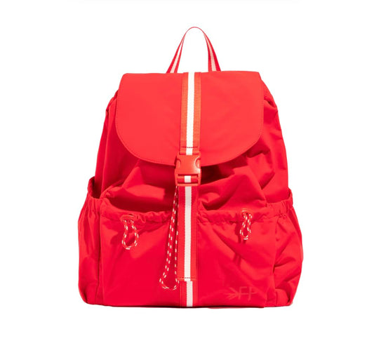 Freshly Picked Motion Drawcord Backpack, Cherry Red