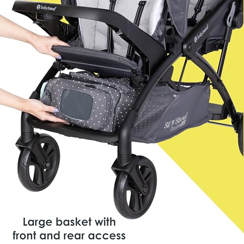 Baby Trend Sit N' Stand® Double 2.0 Stroller, Dash Grey