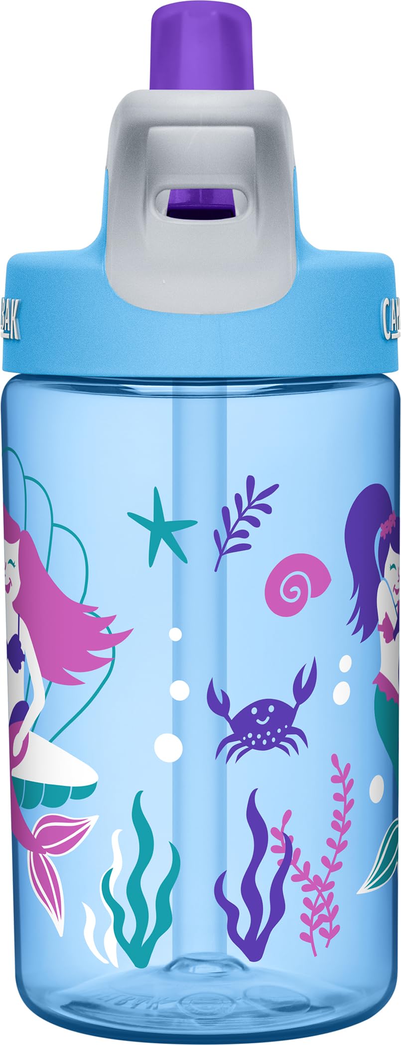 CamelBak Eddy Kids Big Bite Valve Straw Water Bottle, 12oz