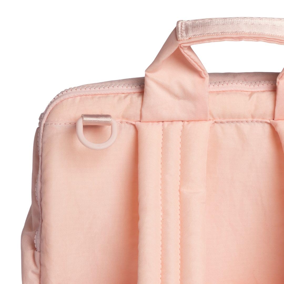Freshly Picked Zurich Diaper Bag Backpack – Lightweight Nylon Baby Bag for Mom, 17 Pockets, Wide Opening, Insulated Pockets, Laptop and Luggage Sleeve, Wipeable & Spill-Resistant (Lotus)
