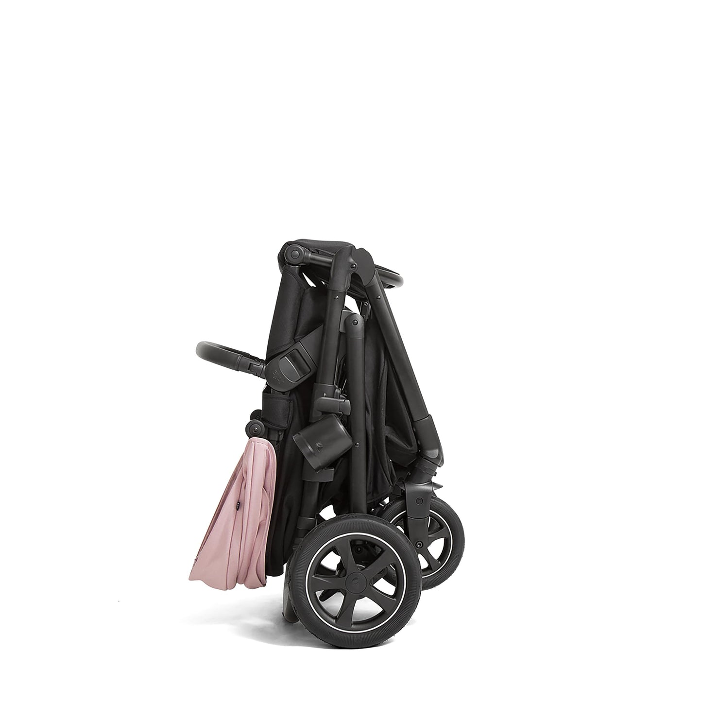 Joie Hazel Height Adjustable Stroller – Travel-Friendly Stroller with Height Adjustable Seat, Multi-Position Recline, and All-Terrain Wheels (Blush)