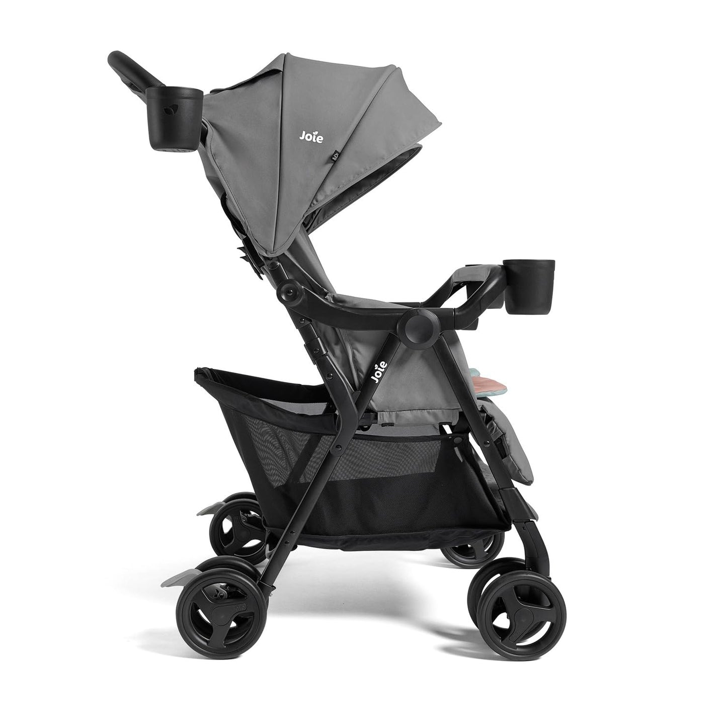 Joie Rosemary Side-by-Side Double Stroller – Lightweight, Compact, and Comfortable Side-by-Side Stroller for Twins or Siblings
