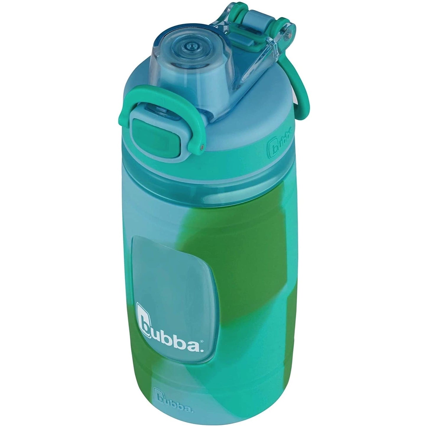 Bubba Flo Kids Water Bottle with Silicone Sleeve, 16oz., Rock Candy and Kiwi