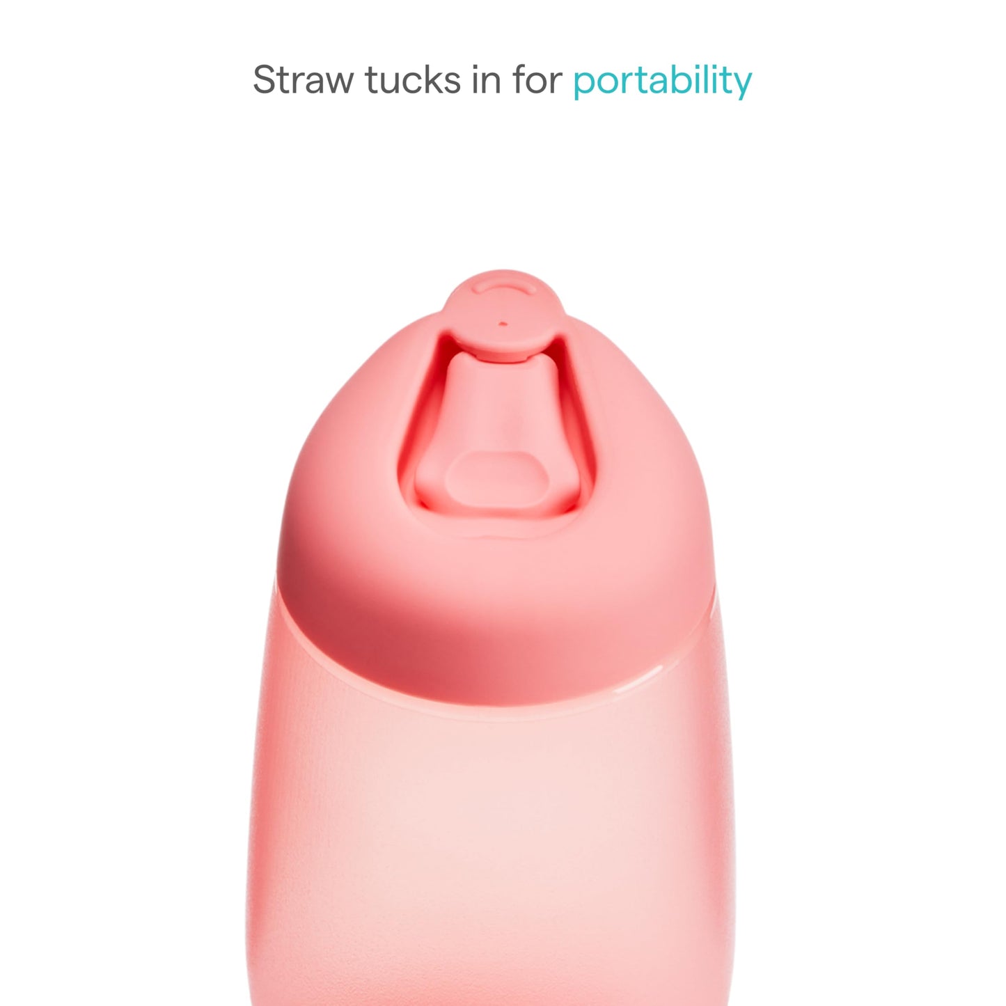 Munchkin Simple Clean Straw Cups for Toddlers 1-3, with Peel Open Straw for Easy Cleaning, Spill Proof Sippy Cup for Kids 12+ Months, 10 Ounce, 2 Pack, Pink/Blue