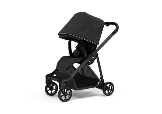 Thule Shine Baby Stroller, Full-Size Stroller Features, Compact and Lightweight Design, Reversible seat, Spacious Storage Basket, Adjustable Leg Rest, Easy one-Hand fold