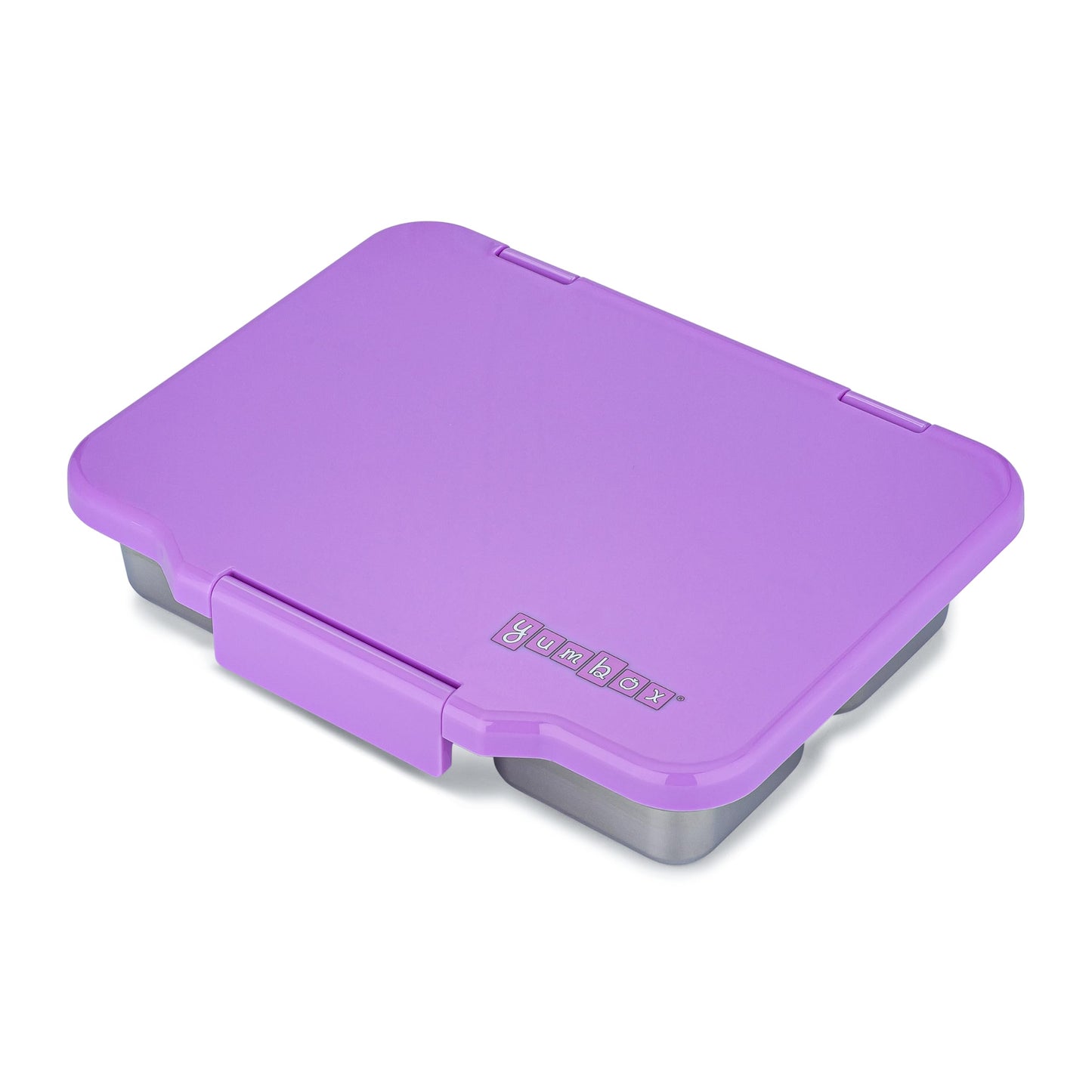 Yumbox Prêt Leakproof Stainless Steel Bento Lunch Box, 3.4 Cup Healthy Portion Size for Balanced Eating – Durable Lunch Container for Sandwiches & Snacks (Lavande Purple)