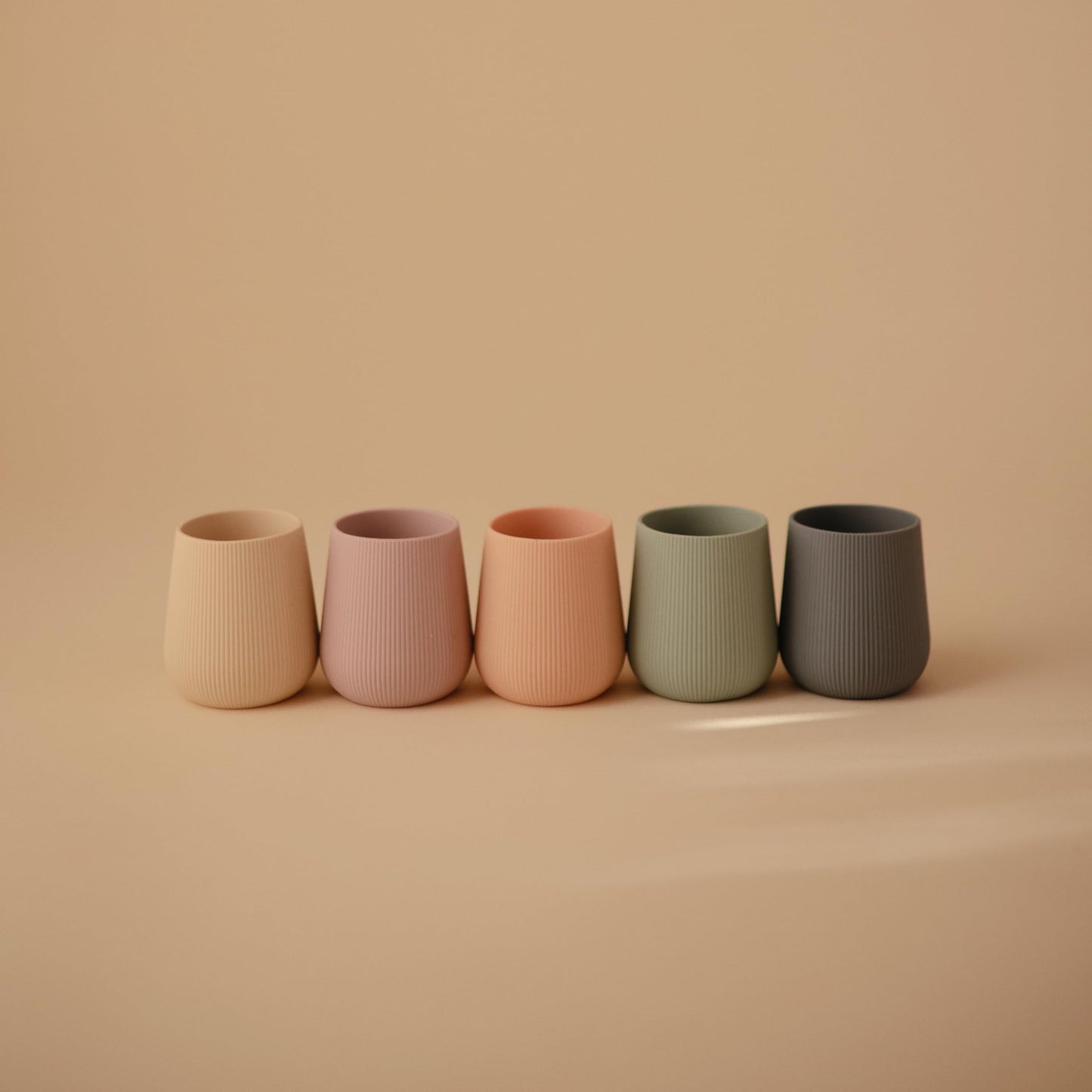 mushie Silicone Baby Starter Training Cup | 6 Months+ (Tradewinds)