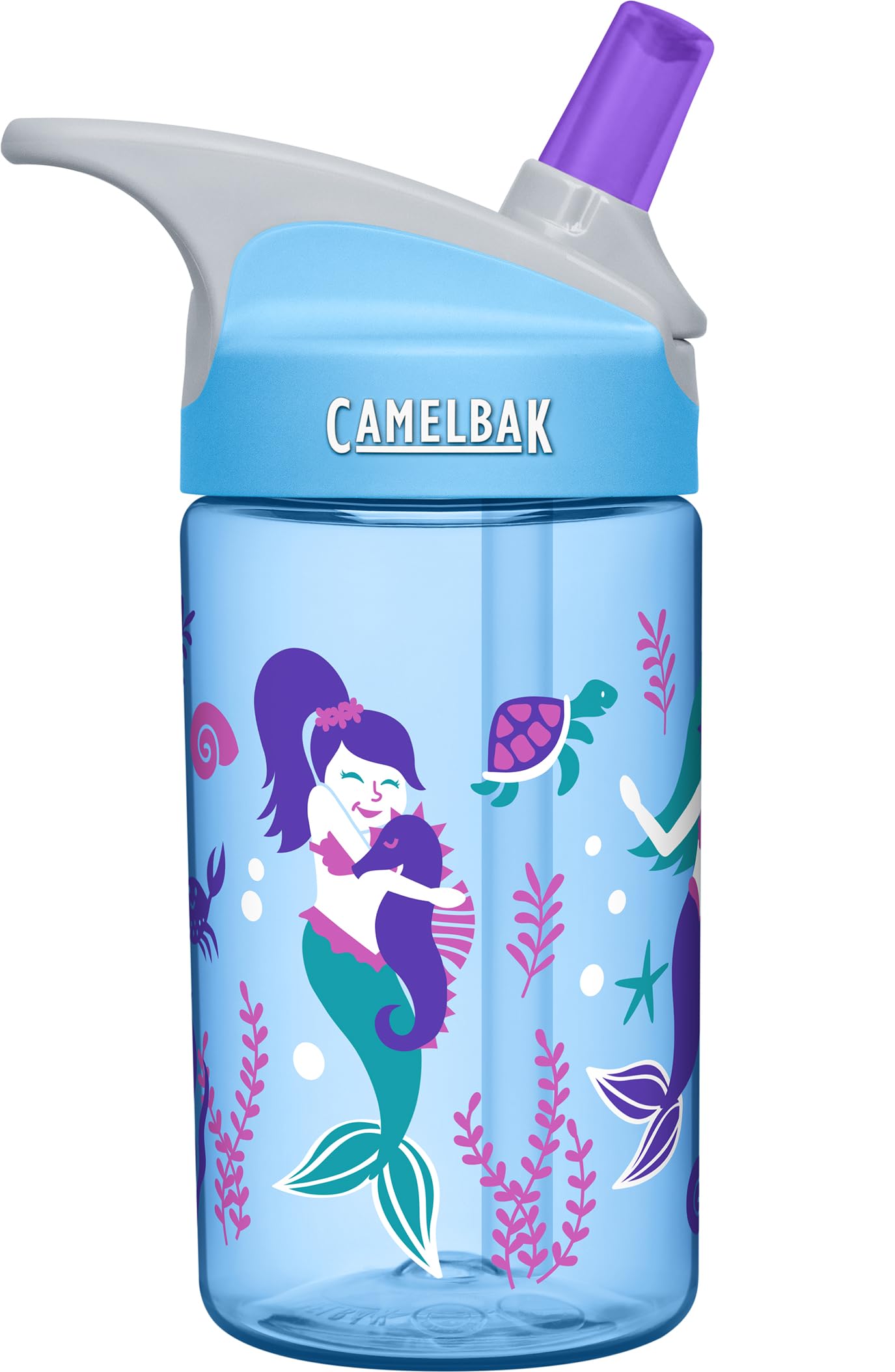 CamelBak Eddy Kids Big Bite Valve Straw Water Bottle, 12oz