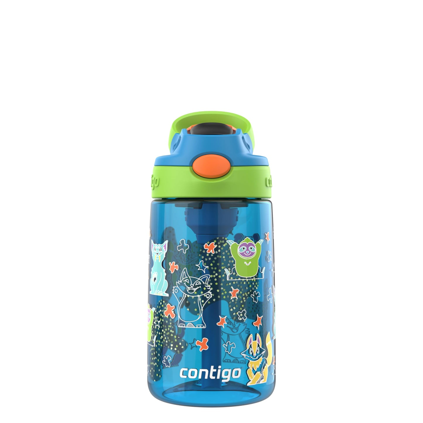 Contigo Autospout Kids Water Bottle, 14oz, Pack of 1