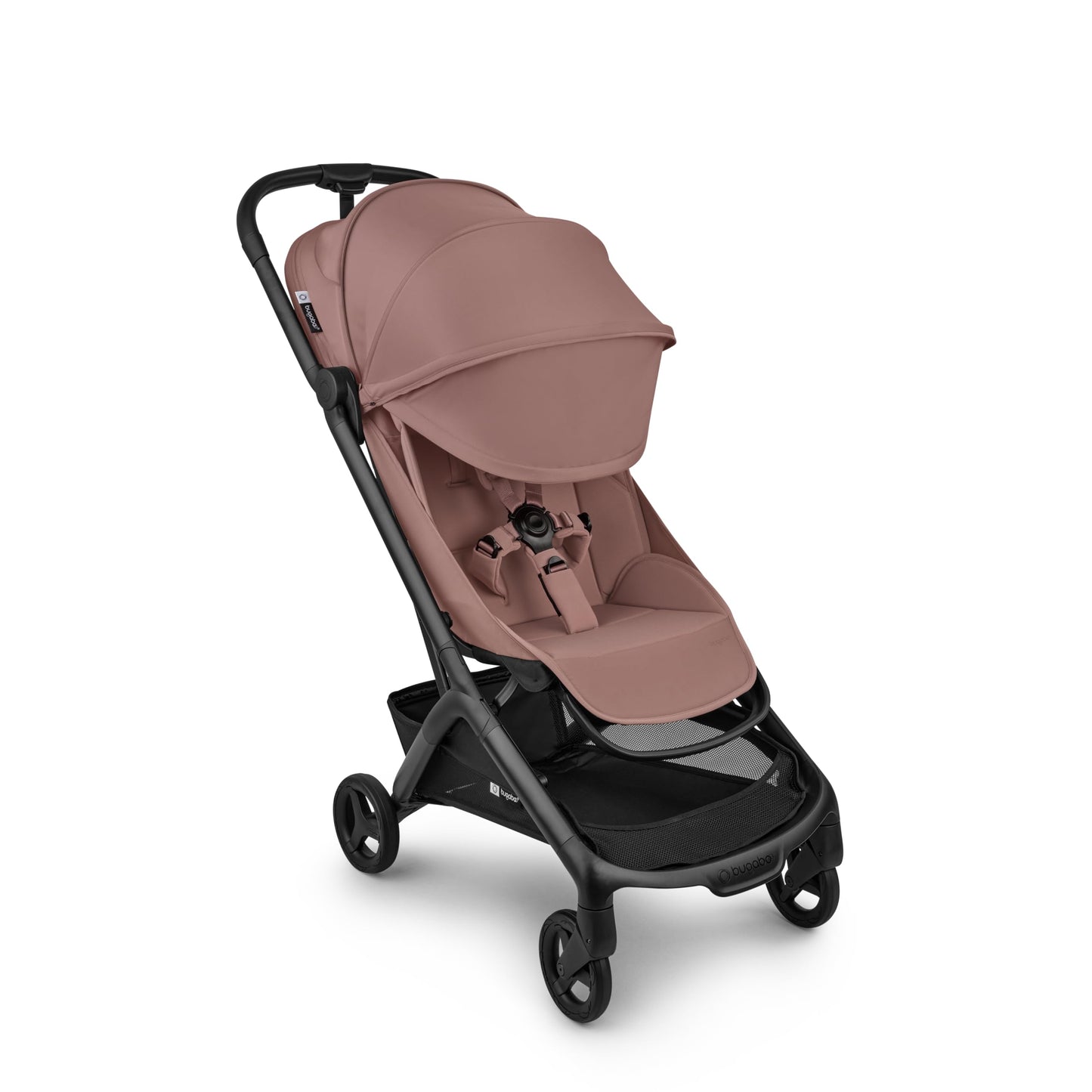 Bugaboo Butterfly 2 Travel Stroller, Ultra-Compact One-Second Fold, Lightweight and Airplane-Friendly (Dusty Pink)