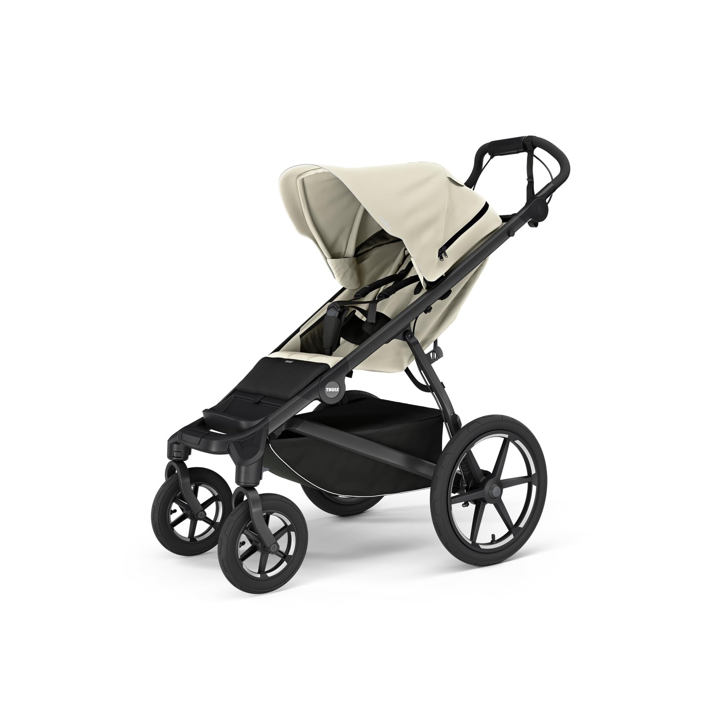 Thule Urban Glide 4-Wheel Single Child All-Terrain Stroller, Full-Suspension System, Air-Filled Tires, Upright seat with Adjustable Recline and Built-in Leg Rest, Baby Stroller