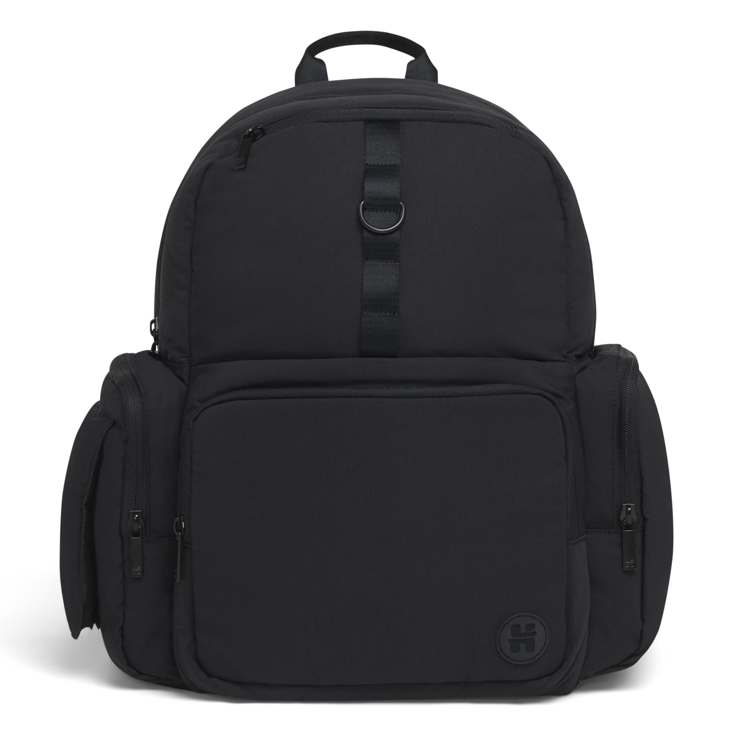 HUGGIES Unisex-adult Day Pack Diaper Backpack, Black/Solid, One Size