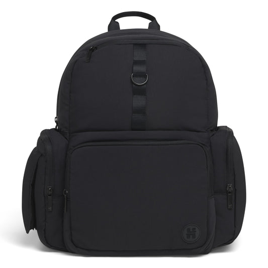 HUGGIES Unisex-adult Day Pack Diaper Backpack, Black/Solid, One Size