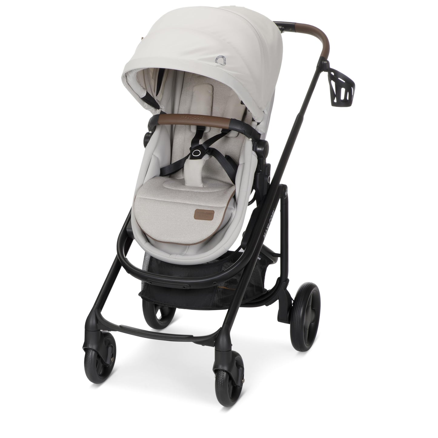 Maxi-Cosi Tayla Max Baby Strollers, Modular with Adjustable Seat, Converts to Lie-Flat Carriage, Parent and World Facing View, Lightweight, Desert Wonder