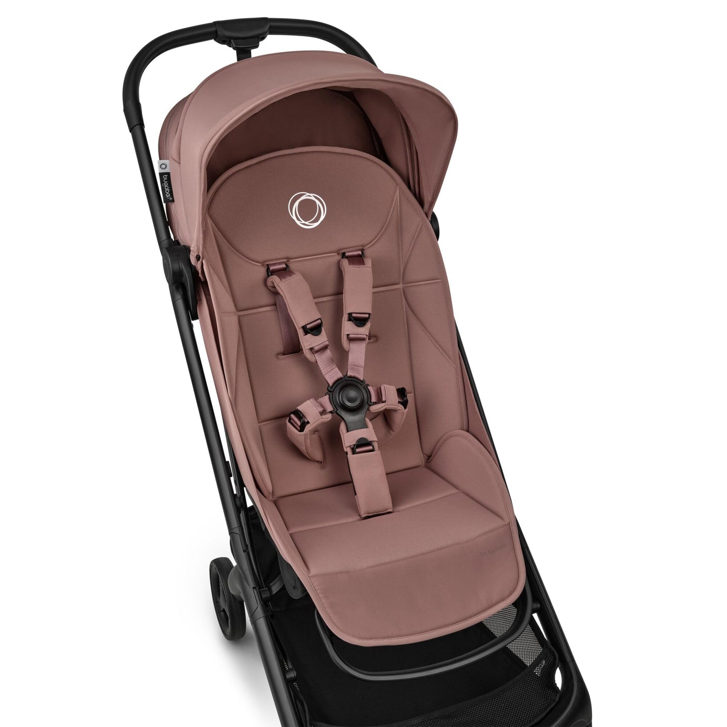 Bugaboo Butterfly 2 Travel Stroller, Ultra-Compact One-Second Fold, Lightweight and Airplane-Friendly (Dusty Pink)
