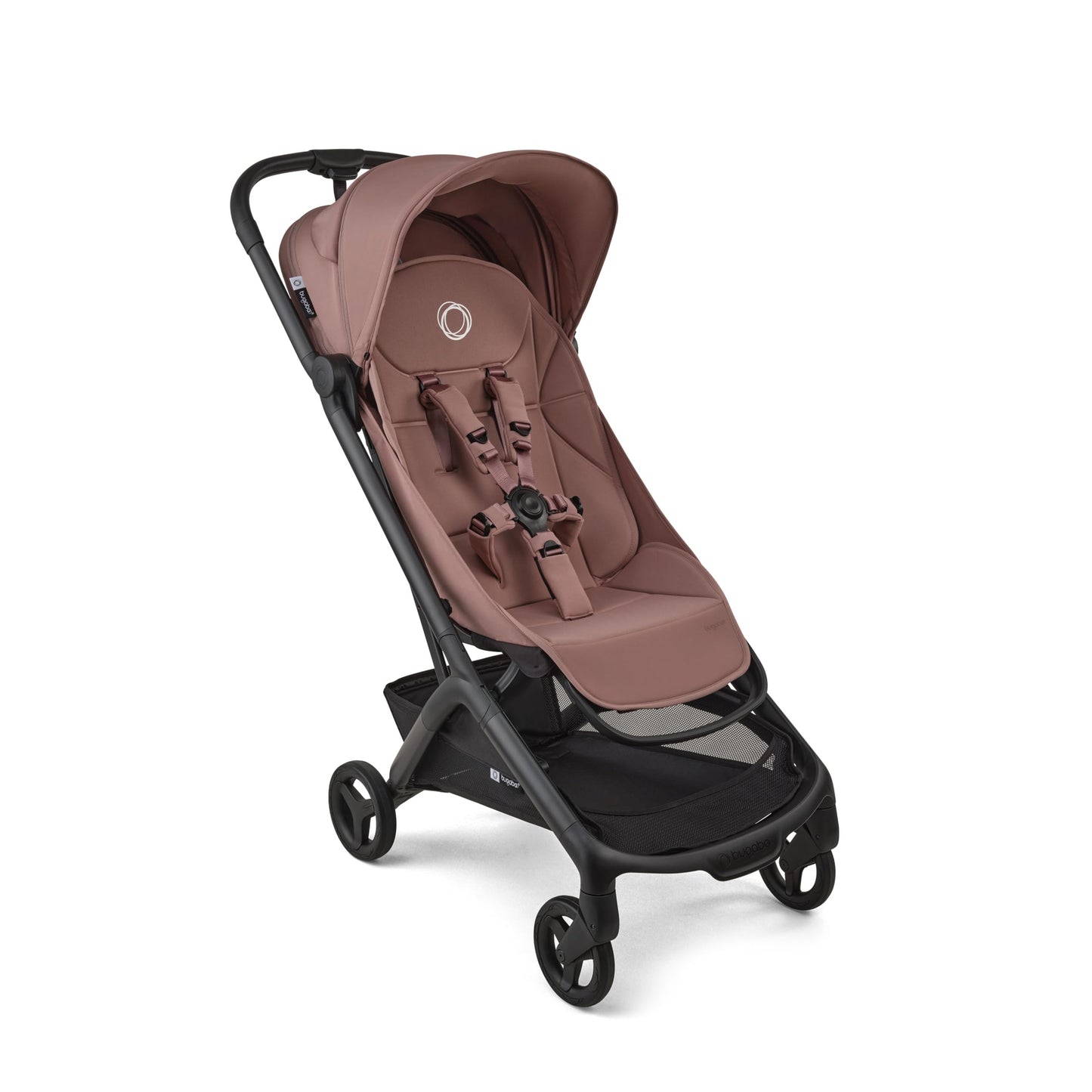 Bugaboo Butterfly 2 Travel Stroller, Ultra-Compact One-Second Fold, Lightweight and Airplane-Friendly (Dusty Pink)