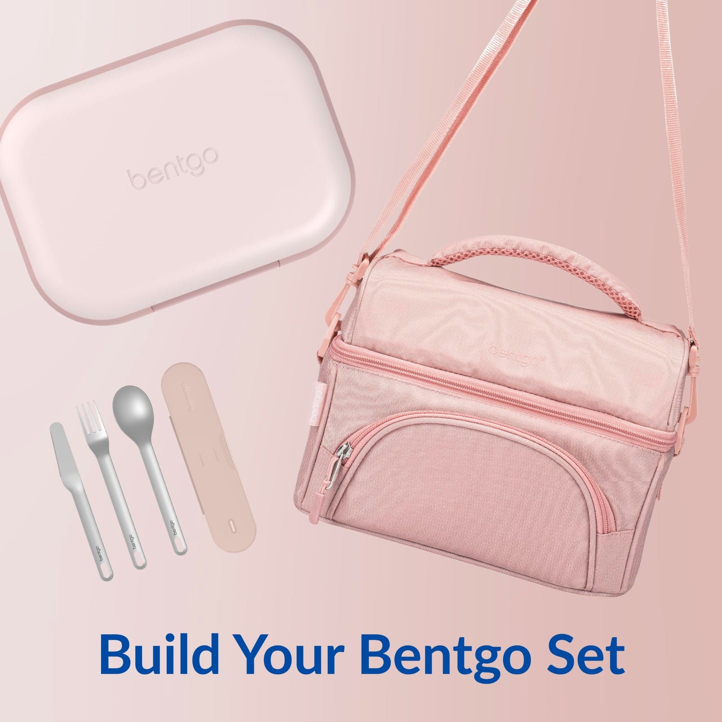 Bentgo Chill Max Leak-Proof XL Lunch Box - Included Ice Pack Keeps Food Cold; 5-Cup Capacity for Ages 8+, 3 or 4 Compartment Bento Box, BPA-Free, Dishwasher Safe (Pink Cloud & Blush)