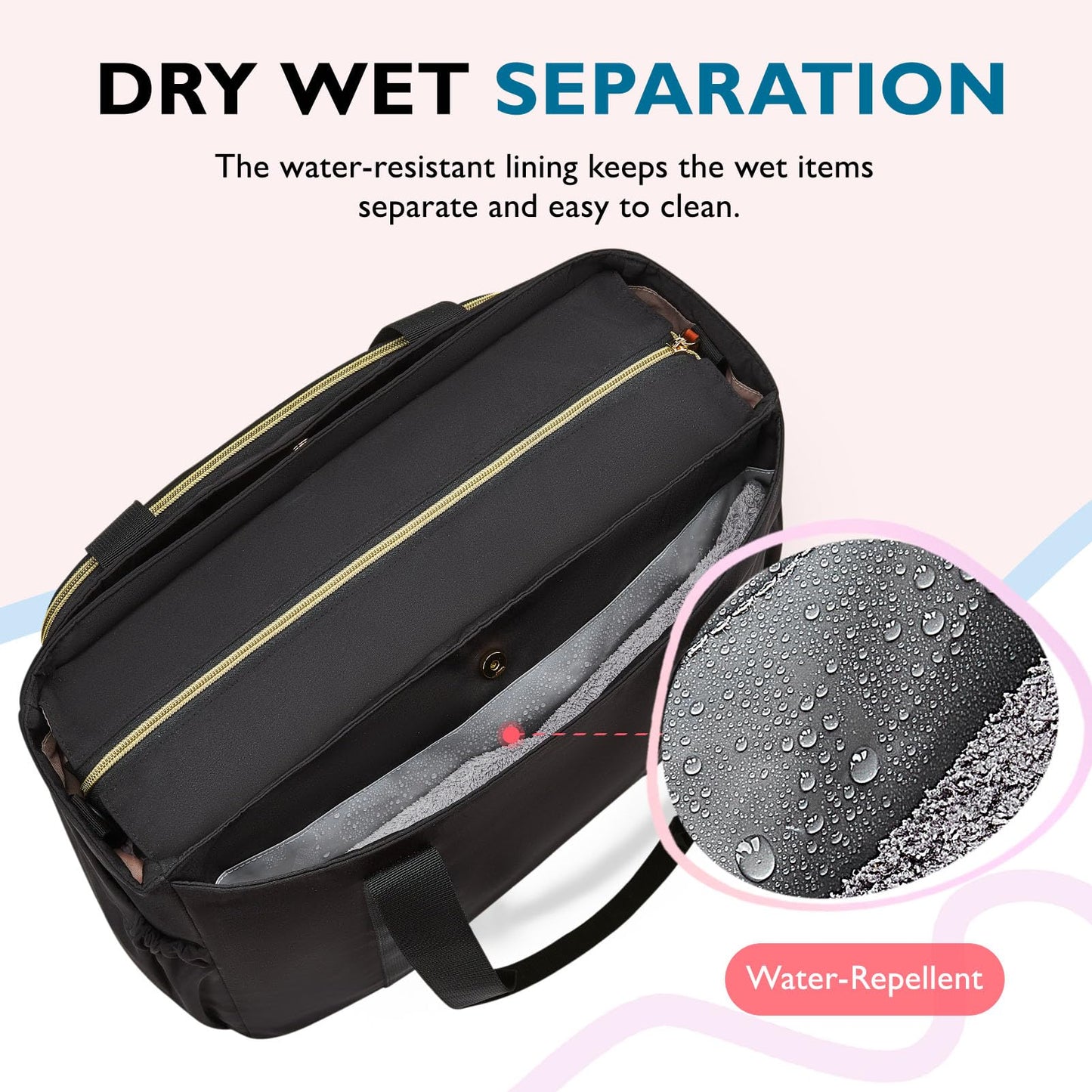 mommore Diaper Bag Tote, Small Baby Bag with Insulated Pockets, Lightweight Quilted Tote Bag for Mom with Stroller, Gym Bag with Yoga Strap for Work Nurse Travel