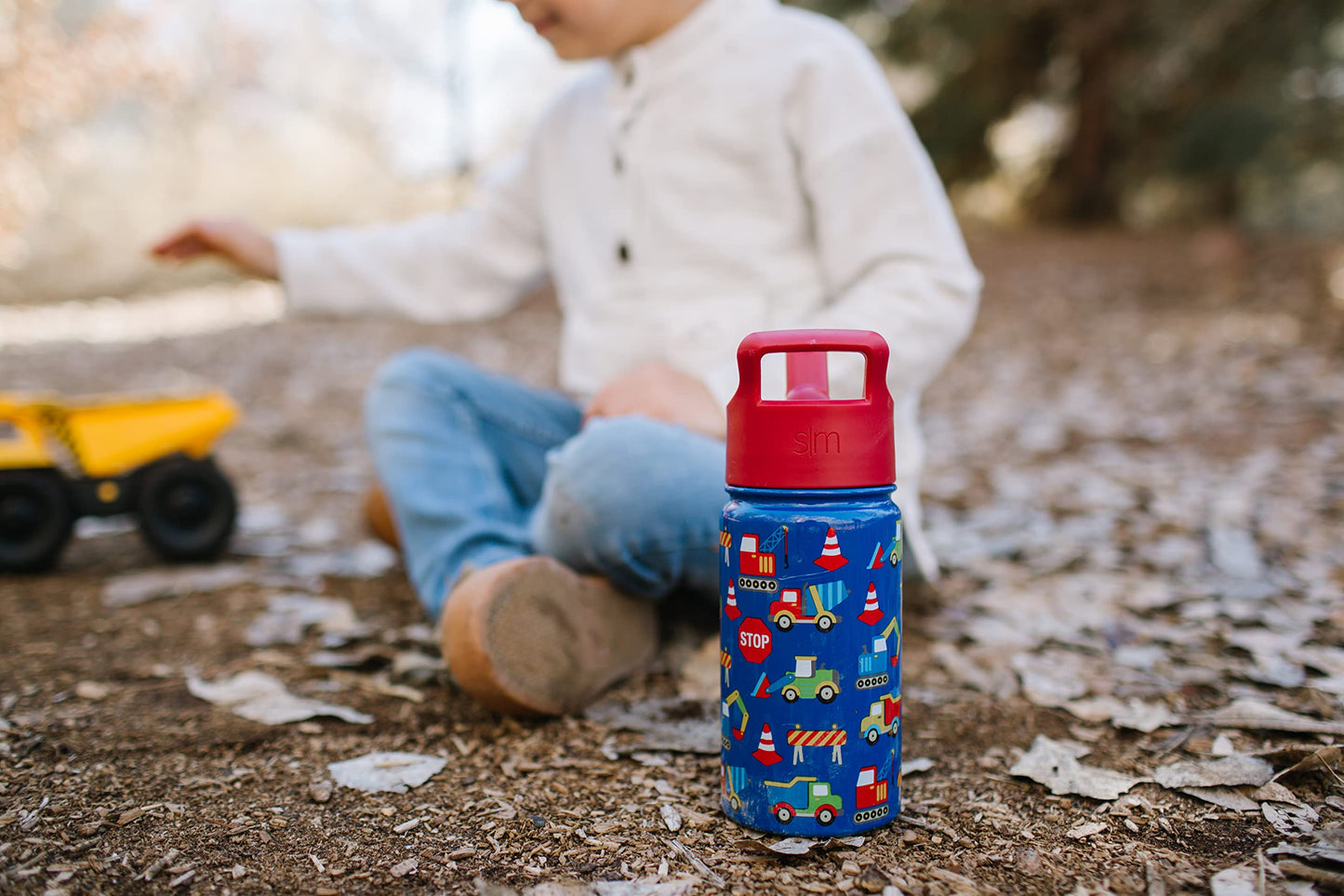 Simple Modern Kids Summit Water Bottle with Straw Lid | 14oz Stainless Steel Cup Insulated Tumbler Tumbler for Toddlers, School