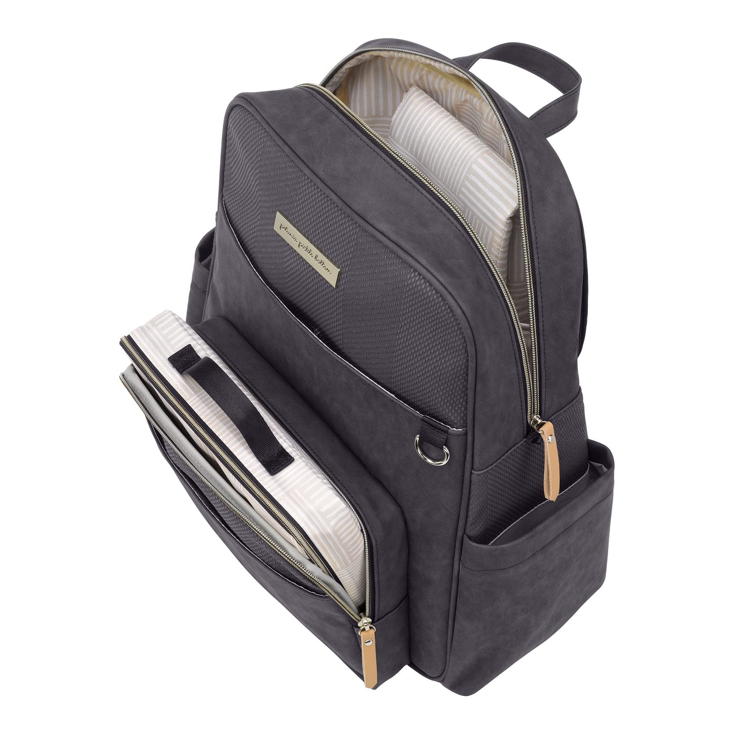 Petunia Pickle Bottom Sync Backpack | Diaper Bag | Diaper Bag Backpack for Parents | Top-Selling Stylish Baby Bag | Sophisticated and Spacious Backpack for On The Go Moms | Carbon Cable Stitch