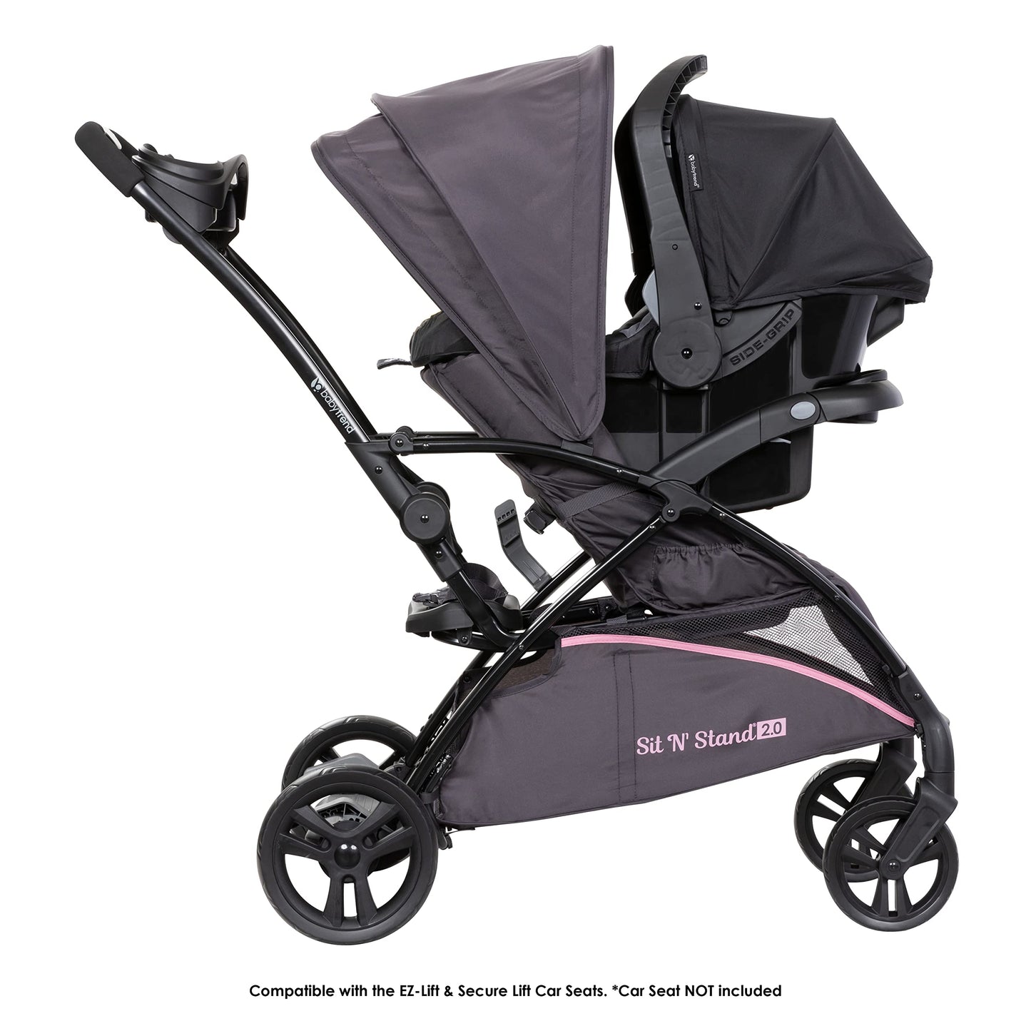 Baby Trend Sit N' Stand® 2.0 Stroller, Simply Pink
