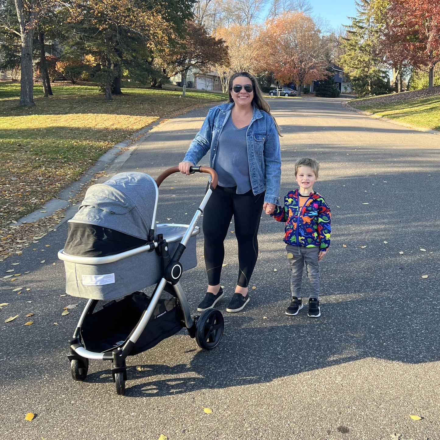 Mompush Ultimate2 Baby Stroller, Premium Convertible Full-Size Stroller for Toddler, Reversible Seat with One Hand Recline Adjustment, Car Seat Adapter Included