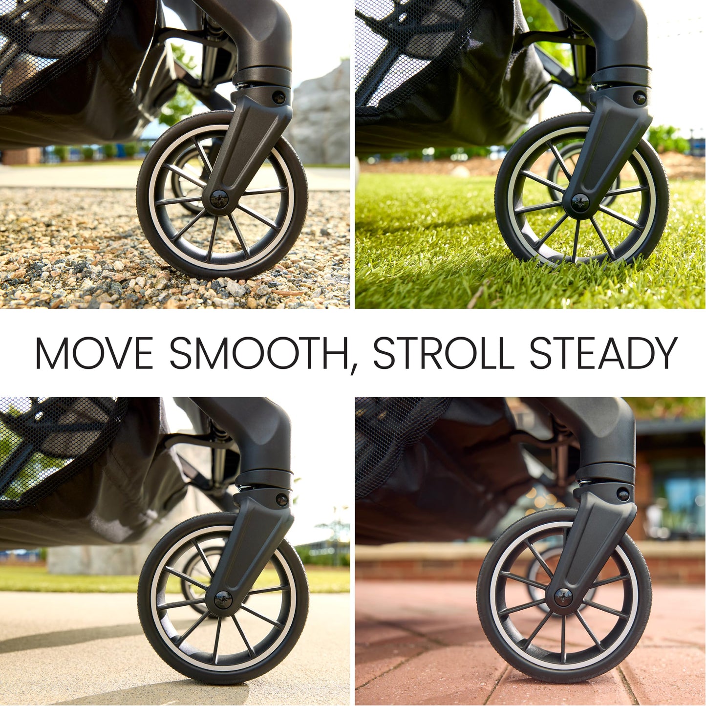 Britax Juniper Compact On-The-Go Stroller, Effortless Fastpack System with One-Hand RapidFold, Portable & Lightweight for Travel, Built-in Carry Handle, Ventilating Fabrics, Raven Black